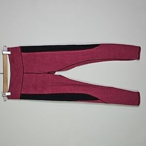 American Eagle medium black and red high rise leggings